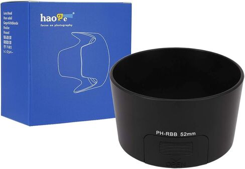 Haoge Bayonet Lens Hood for Pentax DA 50-200mm f4-5.6 ED Lens Replaces Pentax PH-RBB 52mm in Saudi Arabia