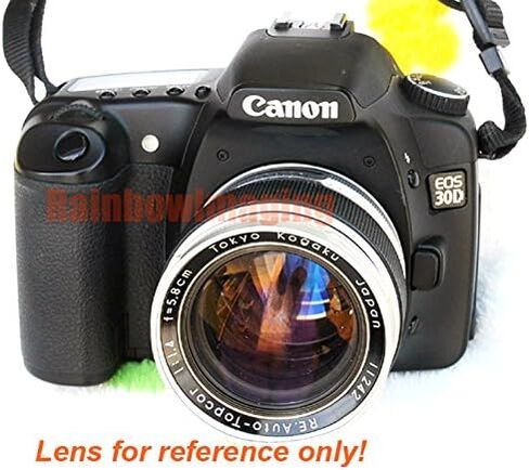 عدسة Fotasy Copper Auto Topcon إلى محول Canon EF EFS DSLR، تركيز إنفينيتي، متوافق مع Canon EOS 6D 5D Mark IV III II 1Ds 1D Series 7D II 7D 80D 70D1300D 1200D 1100D 1000D 760D 750D 700D 650D in Saudi Arabia