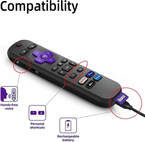 غطاء سيليكون لجهاز Roku Ultra 2022 Remote Roku Voice Remote Pro، غطاء سيليكون متين مقاوم للصدمات مع حبل (أسود) in Kuwait