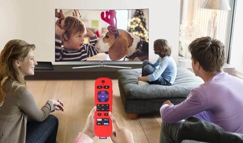 غطاء سيليكون لجهاز Roku Ultra 2022 Remote Roku Voice Remote Pro، غطاء سيليكون متين مقاوم للصدمات مع حبل (أسود) in Kuwait