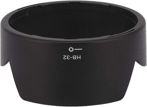 Haoge Lens Hood Compatible with Nikon Nikkor AF-S DX 18-70mm f/3.5-4.5G ED-IF, AF-S DX 18-135mm f/3.5-5.6G ED-IF, AF-S DX 18-105mm f/3.5-5.6G ED VR, AF-S DX 18-140mm f/3.5-5.6G ED VR as Nikon HB-32 in Saudi Arabia