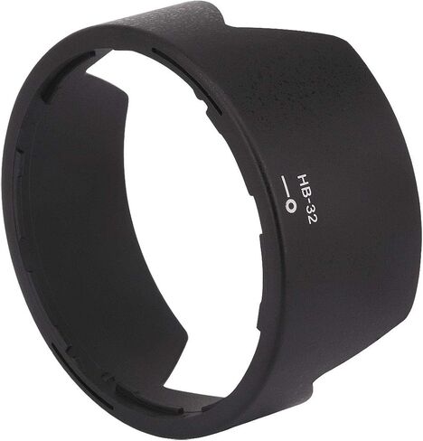 Haoge Lens Hood Compatible with Nikon Nikkor AF-S DX 18-70mm f/3.5-4.5G ED-IF, AF-S DX 18-135mm f/3.5-5.6G ED-IF, AF-S DX 18-105mm f/3.5-5.6G ED VR, AF-S DX 18-140mm f/3.5-5.6G ED VR as Nikon HB-32 in Saudi Arabia