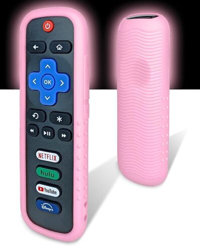 3 Pack Silicone Cover Case for Roku TV Remote in Kuwait
