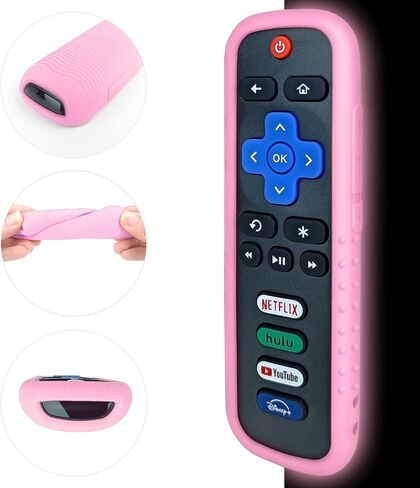 3 Pack Silicone Cover Case for Roku TV Remote in Kuwait