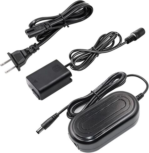 AC-PW20 كاميرات محول الطاقة DC المقرنة شاحن NP-FW50 الدمية البطارية مجموعة إمدادات الطاقة لسوني ألفا A6000 A6100 A6400 A6500 A6300 A5100 A7 A7II A7RII A7SII A7S A7R RX10 II IV NEX كاميرات. in Kuwait