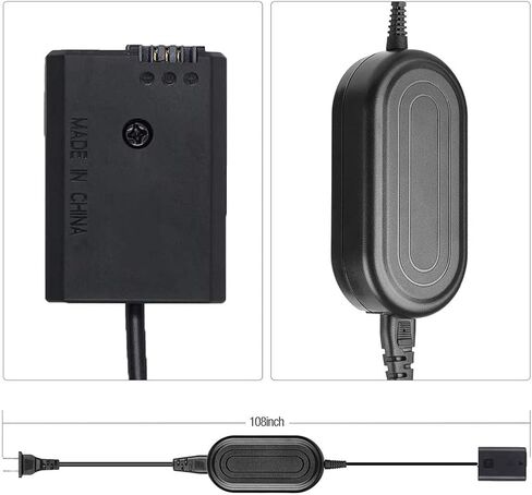 AC-PW20 كاميرات محول الطاقة DC المقرنة شاحن NP-FW50 الدمية البطارية مجموعة إمدادات الطاقة لسوني ألفا A6000 A6100 A6400 A6500 A6300 A5100 A7 A7II A7RII A7SII A7S A7R RX10 II IV NEX كاميرات. in Kuwait