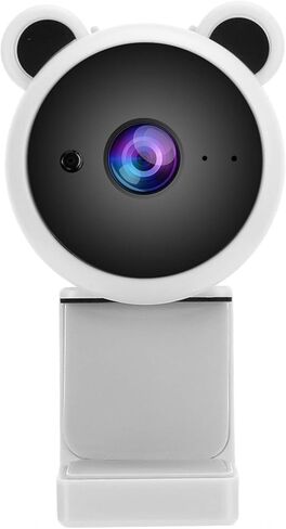 كاميرا ويب HD بدقة 2 ميجابكسل بكسل 1080P للكمبيوتر الشخصي مع ميكروفون واللابتوب (ابيض) in Saudi Arabia
