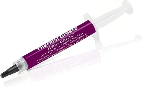 Easycargo 13W/m-k Thermal Compound Paste Kit, High Performance Carbon Thermal Compound Grease for Processor CPU GPU Interface Heatsink - 2 Grams in Saudi Arabia