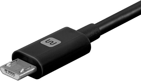مونو برايس كيبل USB-A الى مايكرو B - 0.5 قدم - اسود، رؤوس موصل من البولي كربونات، 2.4 امبير، 22/30AWG - سلسلة سيليكت in Kuwait