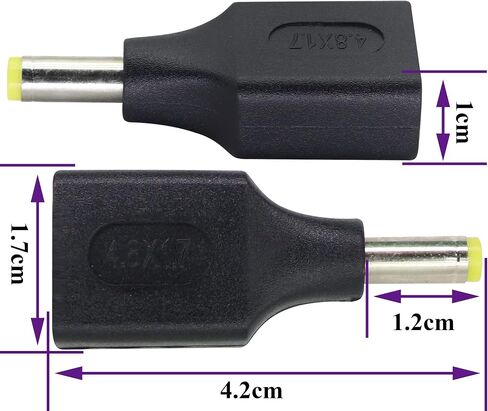 AAOTOKK (2 حزمة) 5 فولت USB إلى DC5.5 × 2.1 مم محول طاقة التوصيل محول USB 2.0 أنثى إلى تيار مستمر 5.5 × 2.1 مم ذكر تيار مستمر قابس طاقة أسطوانة شاحن سلك موصل لجهاز شحن 5 فولت تيار مستمر أو USB (F/5.5 × 2.1) in Saudi Arabia