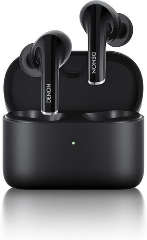 Denon AH-C830NCW Active Noise Cancelling Earbuds, 24-Hr Battery Life, in-Ear Wireless Earphones with (3) Mics, IPX4 Rated Water Resistance, Includes (3) Silicone Ear Tips & USB-C Cable, White in Saudi Arabia