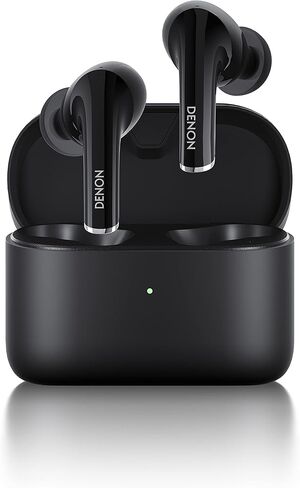 Denon AH-C830NCW Active Noise Cancelling Earbuds, 24-Hr Battery Life, in-Ear Wireless Earphones with (3) Mics, IPX4 Rated Water Resistance, Includes (3) Silicone Ear Tips & USB-C Cable, White in Saudi Arabia