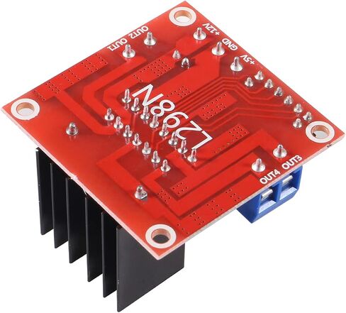 8PCS L298N Motor Drive Controller Board Dual H Bridge DC Robot Stepper Motor Compatible with Electric Projects, Smart Car Robot in Kuwait