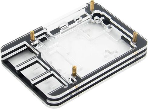 Geekworm 5 Layers Computer Acrylic Case for Raspberry Pi 5 4GB/8GB (P396) in Saudi Arabia
