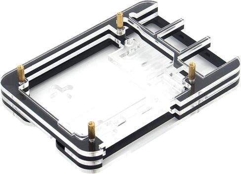 Geekworm 5 Layers Computer Acrylic Case for Raspberry Pi 5 4GB/8GB (P396) in Saudi Arabia