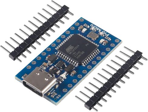 6pcs Pro Micro for Atmega32U4 5V 16MHz Bootloadered IDE Micro USB Pro Micro Development Board Microcontroller Compatible for Pro Micro Serial Connection with arduino Pin Header (Type-C USB) in Kuwait