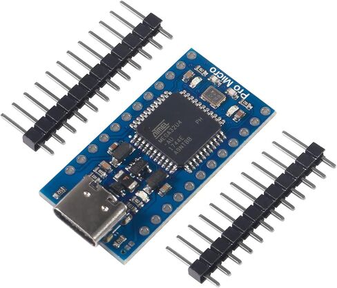 6pcs Pro Micro for Atmega32U4 5V 16MHz Bootloadered IDE Micro USB Pro Micro Development Board Microcontroller Compatible for Pro Micro Serial Connection with arduino Pin Header (Type-C USB) in Kuwait