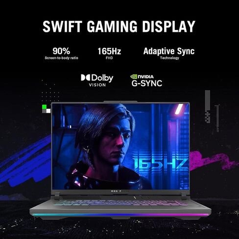 كمبيوتر محمول للألعاب ASUS ROG Strix G16، شاشة WUXGA 165 هرتز مقاس 16 بوصة، GeForce RTX 4060 140 وات، الجيل الثالث عشر Intel 14-Core i7-13650HX، 64 جيجابايت DDR5، 1 تيرابايت NVMe SSD، TB 4، 4-Zone RGB، WiFi 6E، كابل PDG HDMI 2.1 ، فوز 11 برو in Saudi Arabia