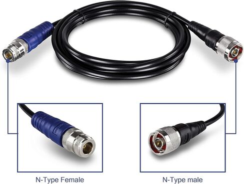 TRENDnet N-Type Male to N-Type Female Antenna Cable - 2M (6.5 ft.), TEW-L402 in Saudi Arabia