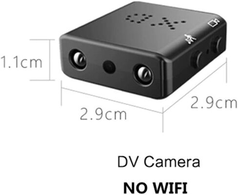 Spy Camera Mini Hidden WiFi Camera HD 1080P with Night Vision and Motion Detection, Nanny Cam,Baby Monitor with Upgraded, AI Human Motion Detection,Cloud Storage for Security with iOS Android APP in Saudi Arabia