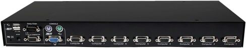 linkskey 8-منفذ USB/ps2 kvm مفتاح 19-inch rackmount 1u 16 Port in Saudi Arabia