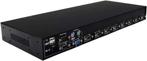 linkskey 8-منفذ USB/ps2 kvm مفتاح 19-inch rackmount 1u 16 Port in Saudi Arabia