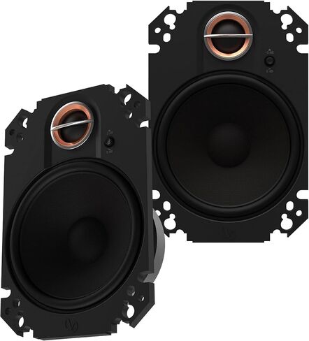Infinity KAPPA 463XF 4 بوصة × 6 بوصة لوحة صوت للسيارة ثنائية الاتجاه متعددة العناصر / بدون شواية، أسود in Kuwait