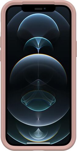 حافظة OtterBox الشفافة مع حافة ملونة لهاتف iPhone 12/12 Pro - كريستال أسود (شفاف/أسود) in Saudi Arabia