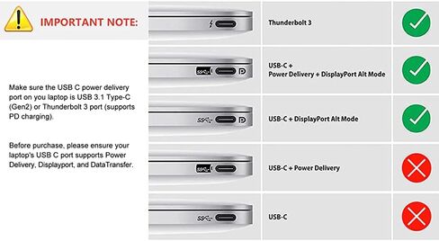 محور USB C 11 في 1، محطة إرساء، دونجل محول USB C مع 4K-HDMI، VGA، منفذ USB 3.0، شحن PD من النوع C، إيثرنت RJ45، قارئ بطاقة SD/TF، ​​AUX 3.5 مم، متوافق مع MacBook Pro/ الهواء، كمبيوتر محمول من النوع C in Kuwait