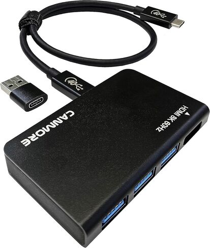 كانمور TY02 USB4 موزع متعدد المنافذ (أسود) in Kuwait