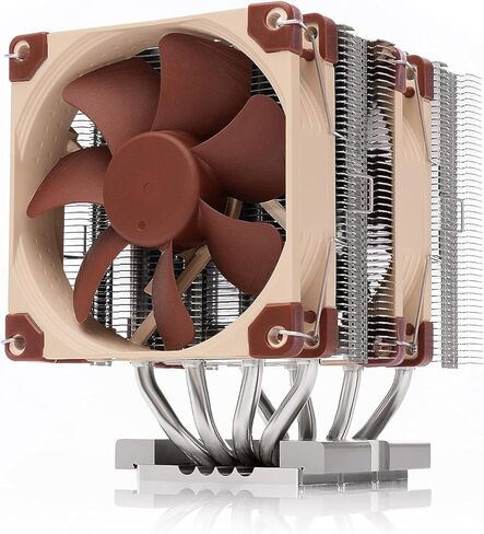 نوكتوا مشتت حراري ممتاز NH-D9 DX-4677 4U لمعالج انتل زيون LGA4677 (بني) in Saudi Arabia