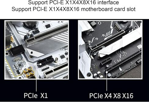 بطاقة تحويل M.2 SATA إلى بطاقة مصفوفة القرص المزدوج PCIe-E بطاقة نقل الثبات ، تدعم PCI-E X1 / X4 / X8 / X16 ، للنوافذ ، لينكس in Saudi Arabia