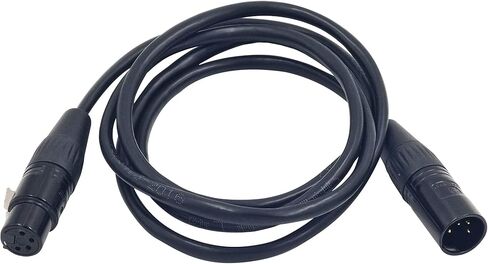 LSYRIA XLR 4-pin ذكر إلى أنثى 4Pin XLR تمديد كابل الطاقة لكاميرا DSLR Practilite 602، شاشة، 63 بوصة in Kuwait