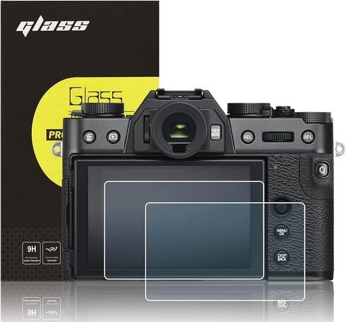 【2 Pack】Glass Screen Protector Film for Fujifilm X-T30II X-S10 X-T30 X-T20 X-T10 X-E3 X-T100, 0.3mm Ultra-Thin Tempered Glass, 9H Hardness, 2.5D Round Edges, Anti-Scrach Anti-Fingerprint Anti-Dust in Kuwait