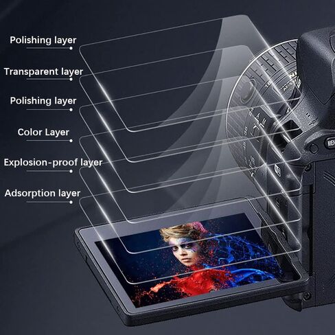 【2 Pack】Glass Screen Protector Film for Fujifilm X-T30II X-S10 X-T30 X-T20 X-T10 X-E3 X-T100, 0.3mm Ultra-Thin Tempered Glass, 9H Hardness, 2.5D Round Edges, Anti-Scrach Anti-Fingerprint Anti-Dust in Kuwait