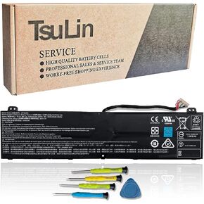 بطارية كمبيوتر محمول TsuLin AP18JHQ متوافقة مع Acer ConceptD 7 CN715-71 Predator Triton 500 PT515-51 PT515-52 Series Notebook KT.00408.001 4ICP8/35/142 15.2V 84.36Wh 5550mAh 4-Cell in Kuwait