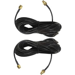 كيبل تمديد محوري واي فاي RP-SMA بطول 33 قدم (10 متر) لراوتر واي فاي LAN WAN RG174 - عبوة من قطعتين in Kuwait