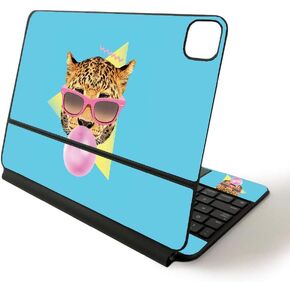 MightySkins Skin for Apple Magic Keyboard for iPad Pro 11-inch (2020) - Sushi | Protective, Durable, and Unique Vinyl Decal wrap Cover (APIPSK1120-Split Lion) in Kuwait