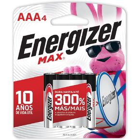 Energizer MAX AAA Batteries, Designed to Prevent Damaging Leaks (4 Pack) in Saudi Arabia