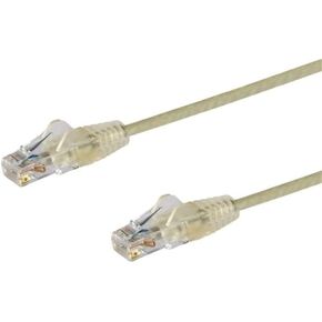 StarTech.com 1.5 m CAT6 Cable - Slim CAT6 Patch Cord - Black - Snagless RJ45 Connectors - Gigabit Ethernet Cable - 28 AWG (N6PAT150CMBKS) in Kuwait