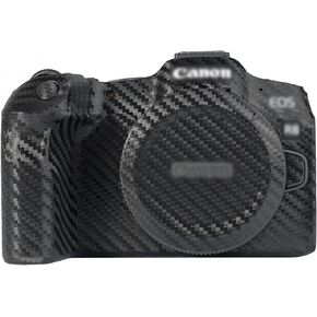 ملصق حماية لغطاء كاميرا EOS R8، مضاد للخدش ومضاد للتآكل لكاميرا Canon EOS R8 بإطار كامل بدون مرآة لحماية طبقة حماية الجسم - أسود ماتريكس in Kuwait