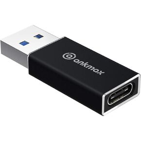 انك ماكس محول USB C الى USB A UA312C USB C الى USB A، محول USB C 3.1 يدعم مزامنة البيانات عالية السرعة والشحن السريع - متوافق مع اجهزة اللابتوب والكمبيوتر والشواحن والباور بانك وغيرها من الاجهزة in Kuwait