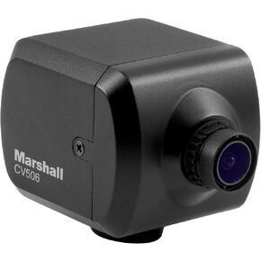 Marshall Electronics CV506 Full HD Miniature Camera with M12 Mount and Interchangeable 3.6mm Lens (72 AOV), 1920x1080p at 60 fps, 3G/HD-SDI & HDMI Output in Kuwait