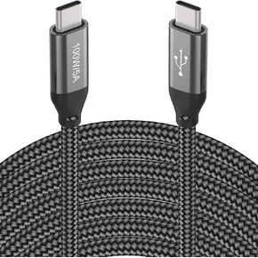 15FT Long USB-C to USB-C Cable 100W, Type-C Fast PD Charger Cord in Saudi Arabia