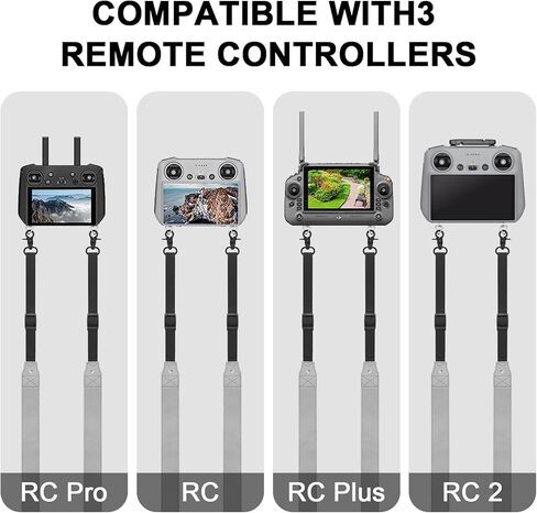 Betschkim Mini 4 Pro Neck Lanyard Strap for DJI RC 2, RC & RC Pro Controller, Mini 3 Pro/Mini 3 Lanyard RC Neck Strap, Skin-Friendly Soft Leather Lanyard Compatible with DJI Mini 4 Pro Accessories in Kuwait