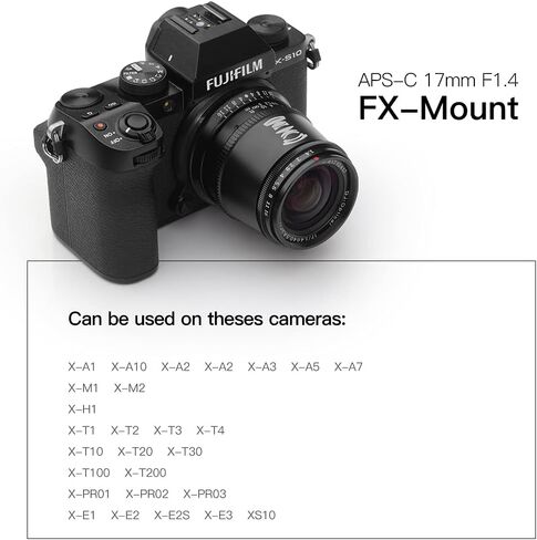 TTArtisan 17 مللي متر F1.4 APS-C فتحة كبيرة زاوية واسعة إنسانية دليل التركيز رئيس عدسة لكانون EOS M جبل كاميرا M2 M3 M5 M6 M9 M50 M240 M100 in Saudi Arabia