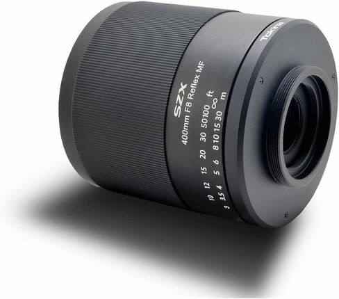 عدسة توكينا 634714 تليفوتوغرافي، عدسة مرآة، SZX Super Tele، 15.7 بوصة (400 مم)، F8 Reflex MF، حامل Canon EF، عاكس، تركيز يدوي، حامل قابل للتبديل، متوافق بالحجم الكامل in Kuwait