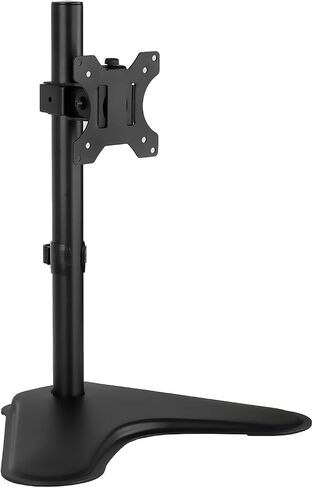 Mount-It! Free Standing Monitor Stand for Desktops | Single Monitor Mount | VESA 75 100 Compatible Displays | Height Adjustable Tilt Swivel Rotating | Fits 21.5 23 24 27 28 29 32 Inch Computer Screen in Saudi Arabia