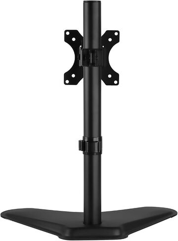 Mount-It! Free Standing Monitor Stand for Desktops | Single Monitor Mount | VESA 75 100 Compatible Displays | Height Adjustable Tilt Swivel Rotating | Fits 21.5 23 24 27 28 29 32 Inch Computer Screen in Saudi Arabia