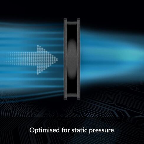 ARCTIC P12 PWM PST CO - 120 mm Case Fan, PWM Sharing Technology (PST), Pressure-optimised, Dual Ball Bearing for Continuous Operation, Computer, 200-1800 RPM (0 RPM <5%) in Saudi Arabia